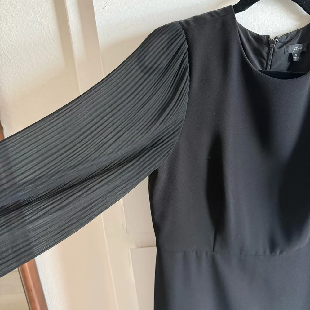 J Crew Black Dress Size 8 - Picture 3 of 10